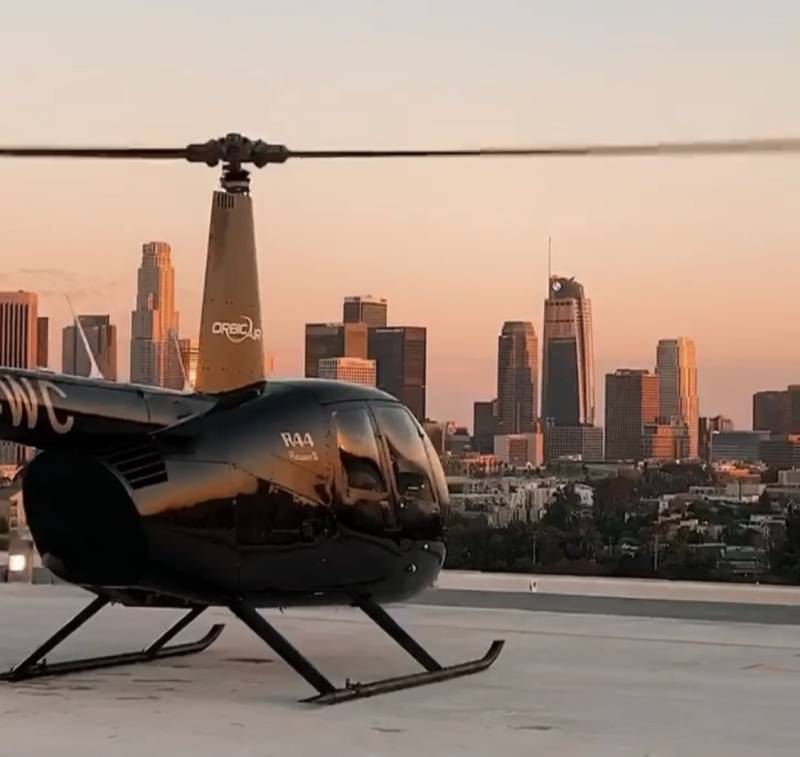 helicopter tour los angeles at night
