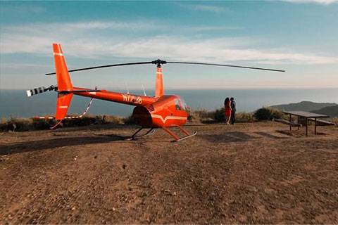 LA's Only Helicopter Mountain Top Landing Tour