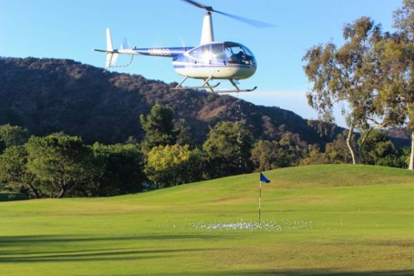 Helicopter Golf Ball Drop