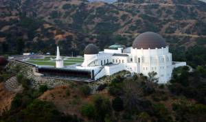 Griffith Park Observatory aerial view