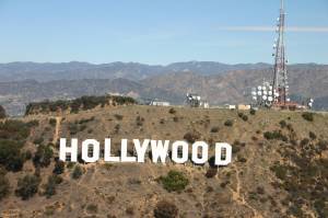 Hollywood Sign by Helicopter