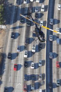 Beat LA traffic by helicopter